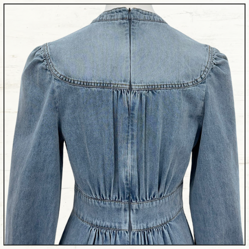 ASCENSION DENIM MIDI DRESS
