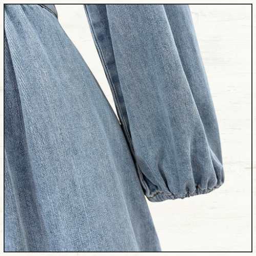 ASCENSION DENIM MIDI DRESS