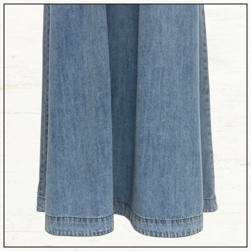 ASCENSION DENIM MIDI DRESS