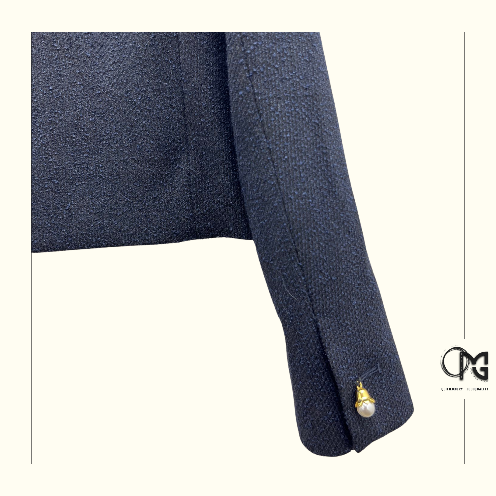 VIRGIN WOOL CROPPED JACKET & MINI SKIRT