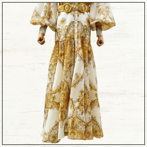 ZIPPY BILLOW MAXI DRESS