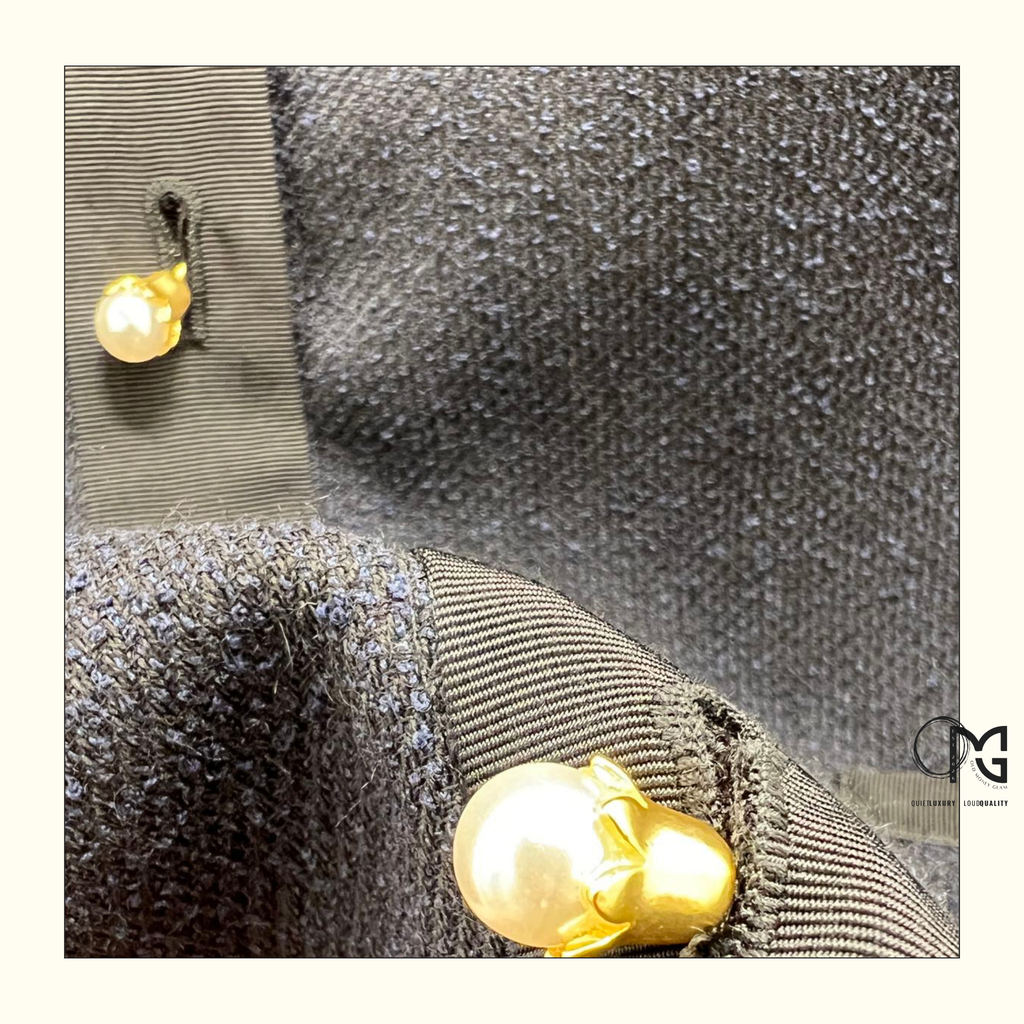 VIRGIN WOOL CROPPED JACKET & MINI SKIRT
