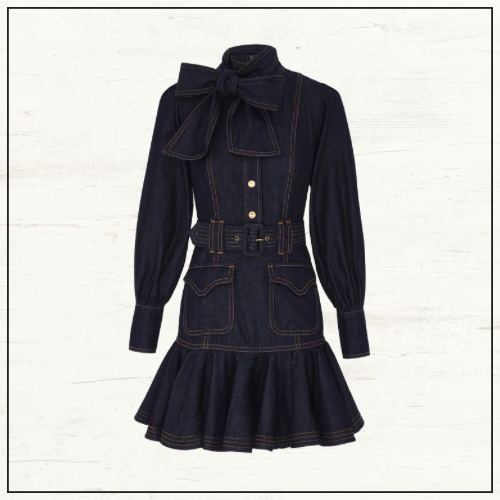 DENIM FLIP DRESS