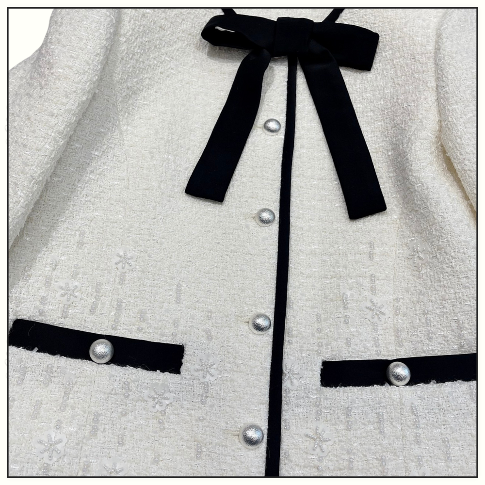 TWEED JACKET & MINI SKIRT