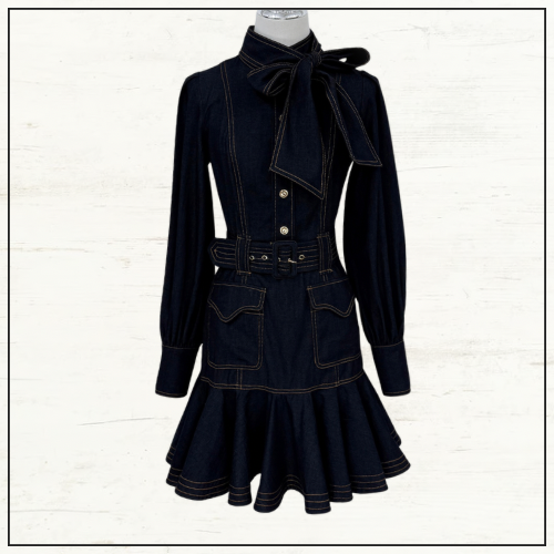 DENIM FLIP DRESS