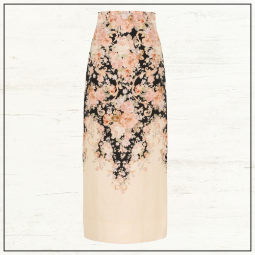 ILLUSTRATION BODY SHIRT & PENCIL SKIRT