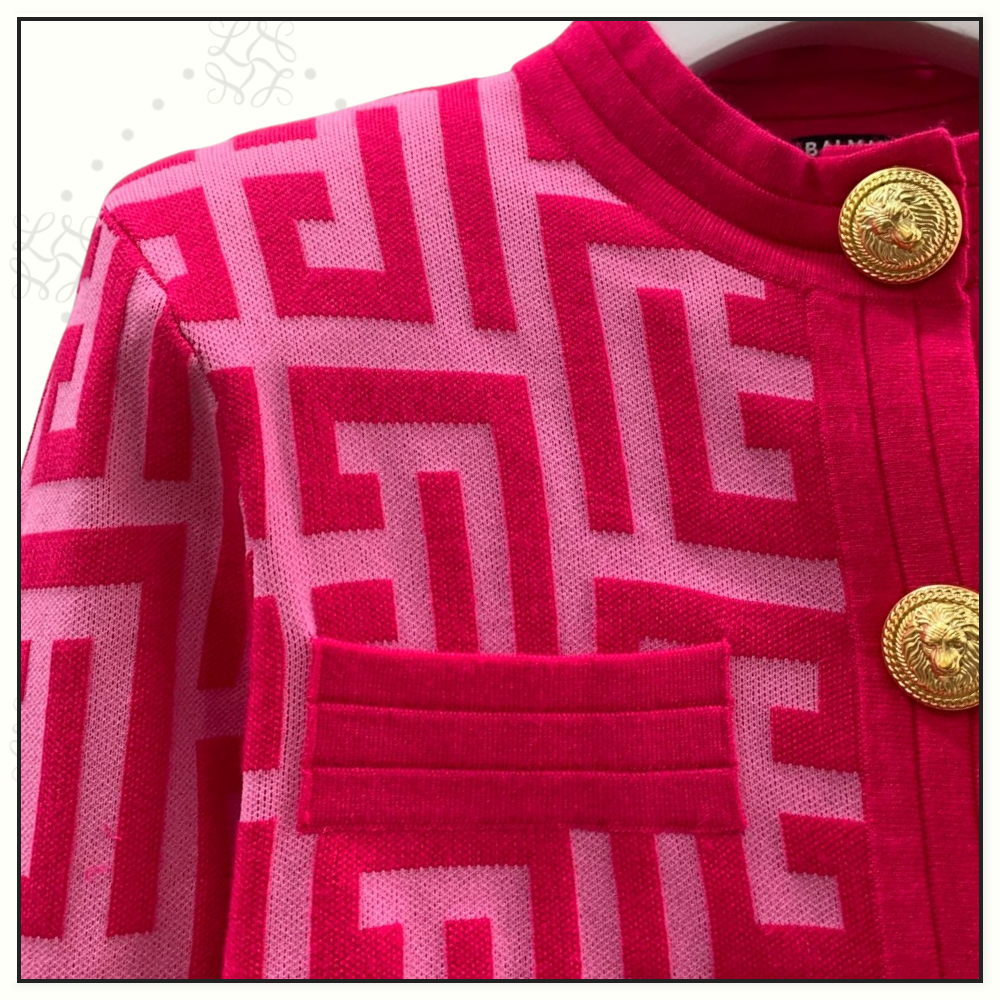 MONOGRAM KNIT CARDIGAN