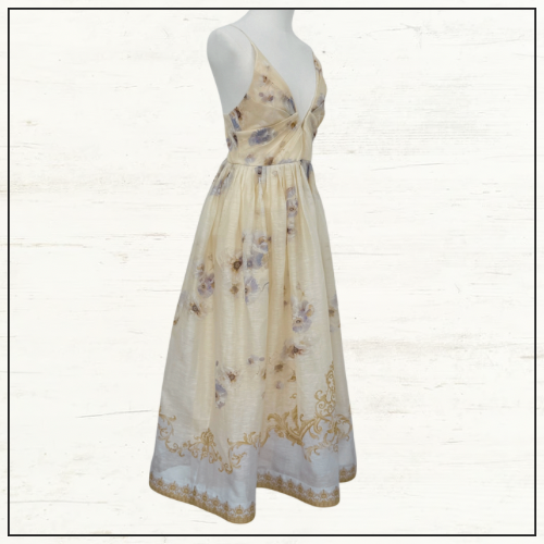 HYPNOTIC V NECK MIDI DRESS