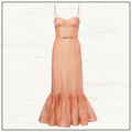 HYPNOTIC SILK BLEND BUSTIER GOWN