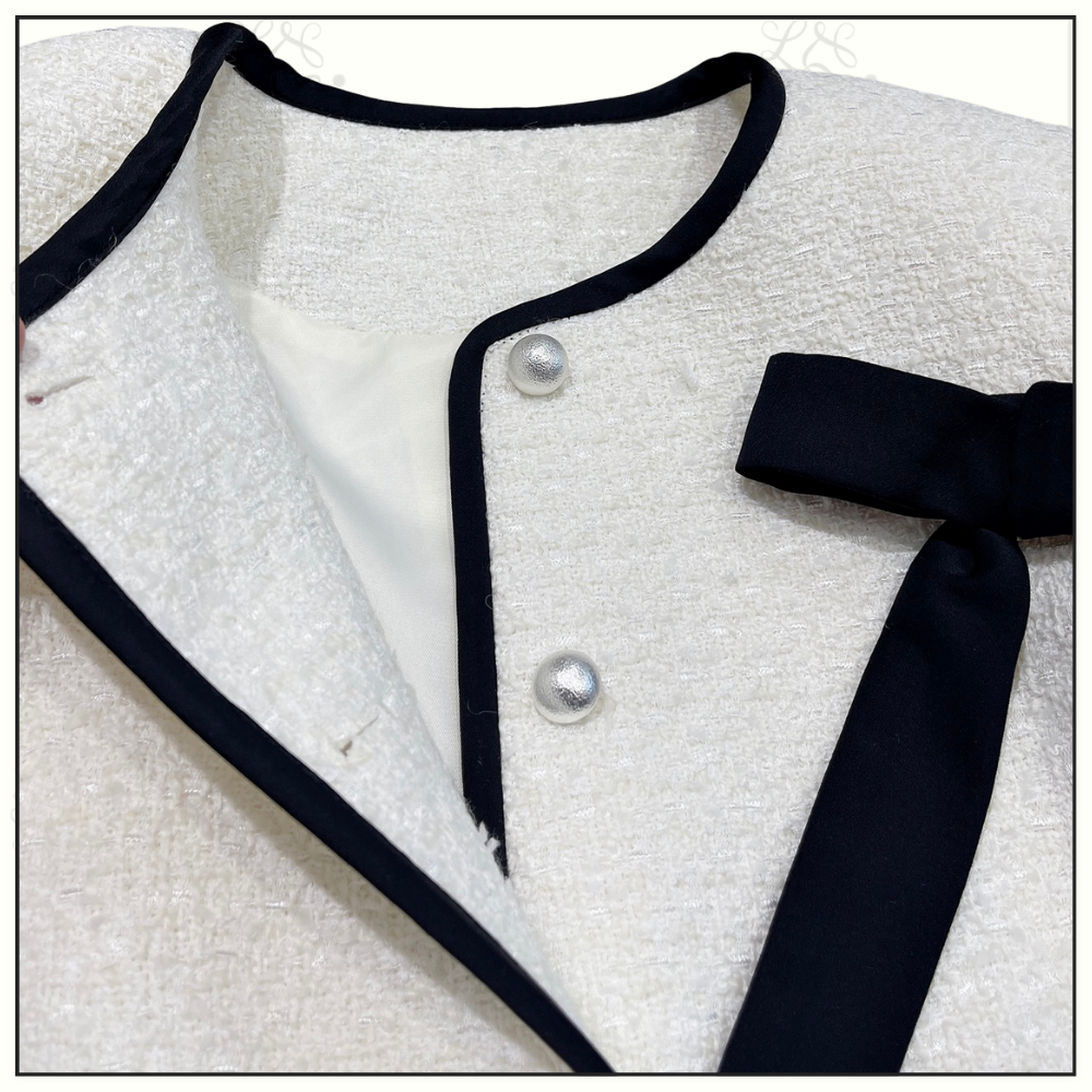 TWEED JACKET & MINI SKIRT