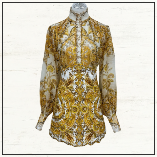 ZIPPY BILLOW SHIRT & MINI SKIRT