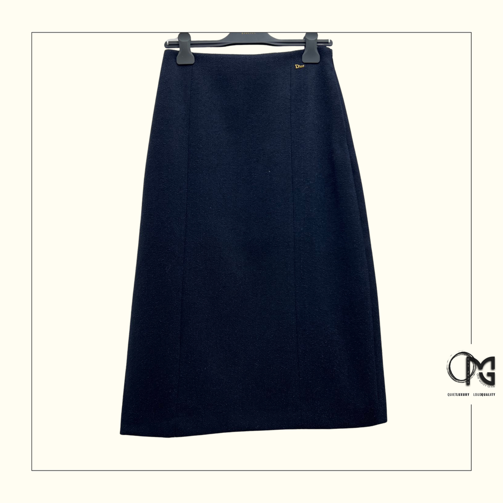 VIRGIN WOOL CROPPED JACKET & PENCIL SKIRT