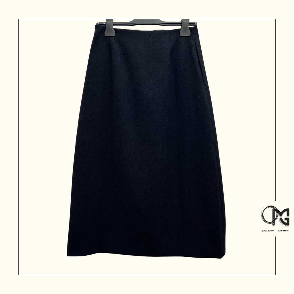 VIRGIN WOOL CROPPED JACKET & PENCIL SKIRT