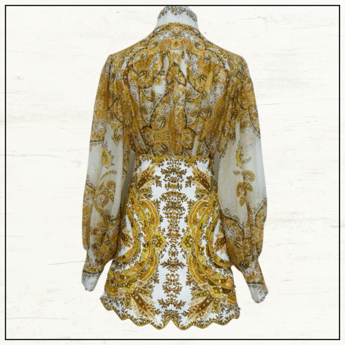 ZIPPY BILLOW SHIRT & MINI SKIRT