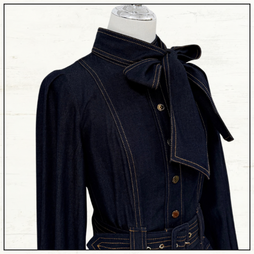 DENIM FLIP DRESS