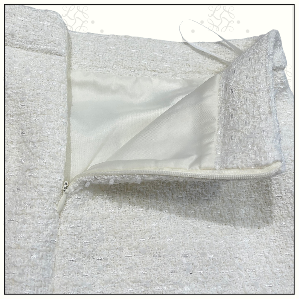 TWEED JACKET & MINI SKIRT