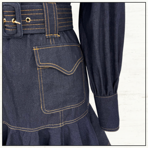 DENIM FLIP DRESS