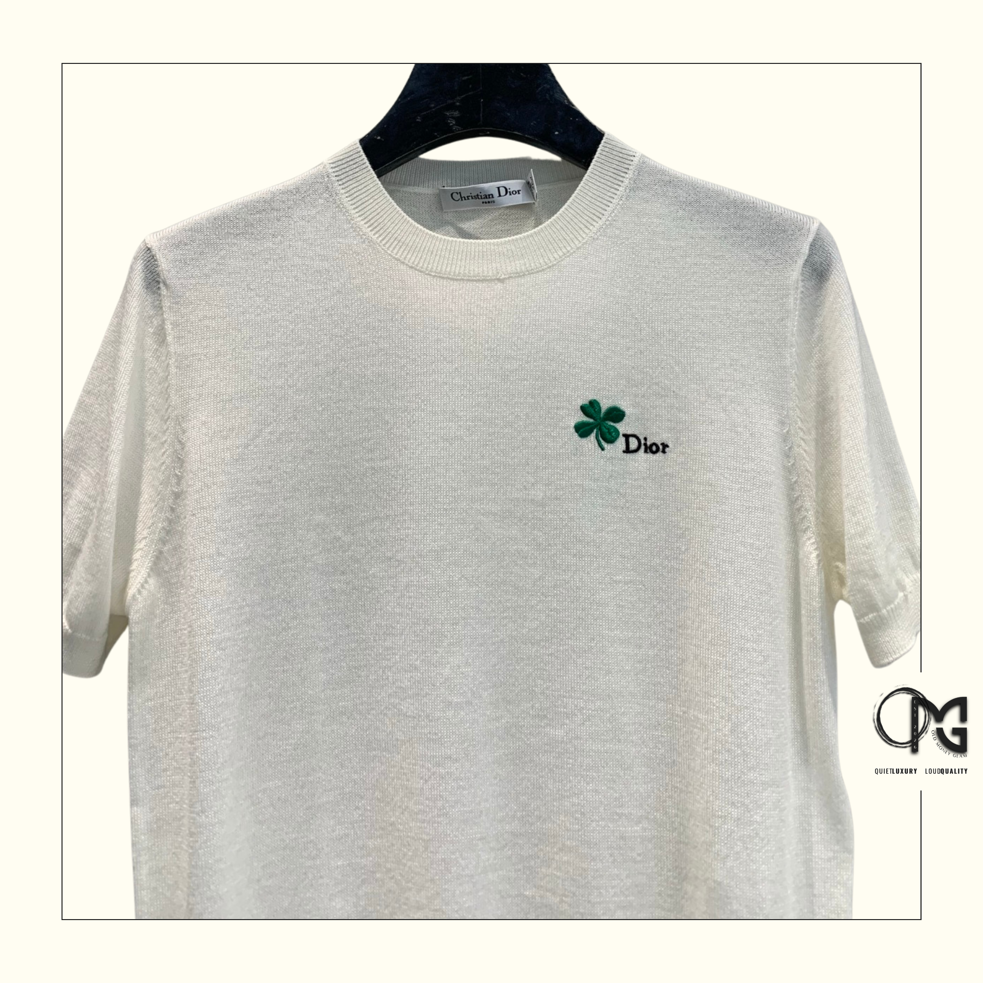 SILK KNIT SHORT SLEEVE TOP