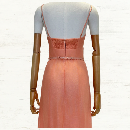 HYPNOTIC SILK BLEND BUSTIER GOWN
