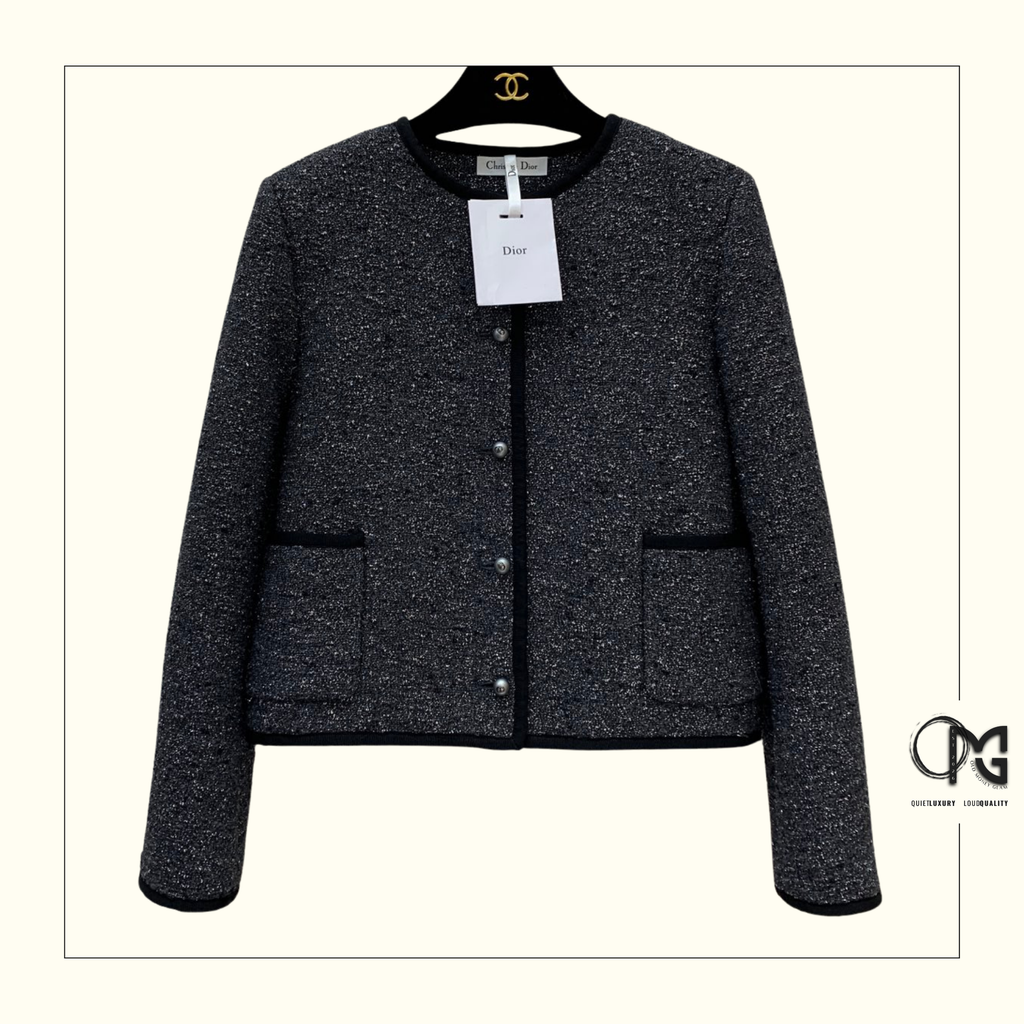 WOOL BLEND CROPPED JACKET