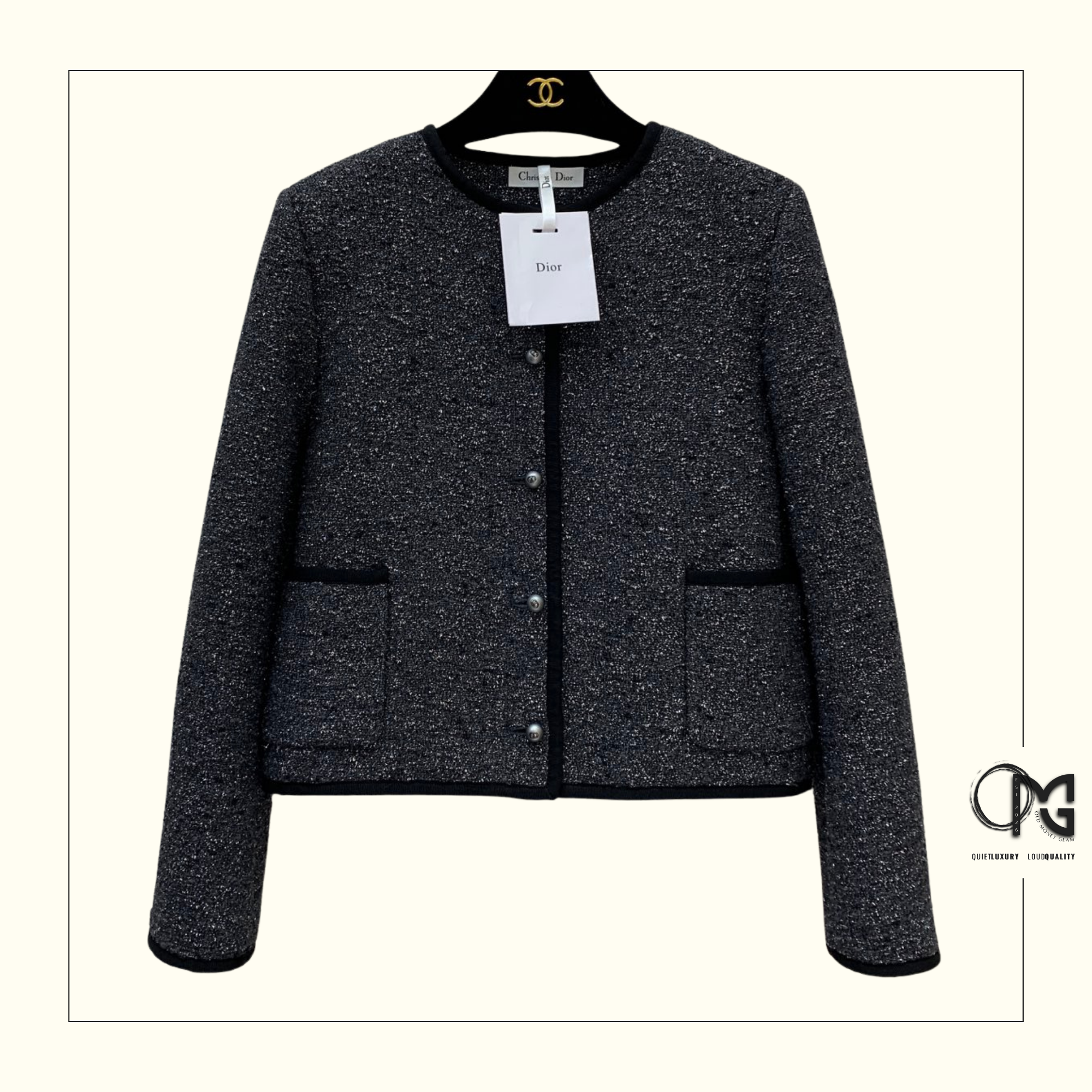 WOOL BLEND CROPPED JACKET