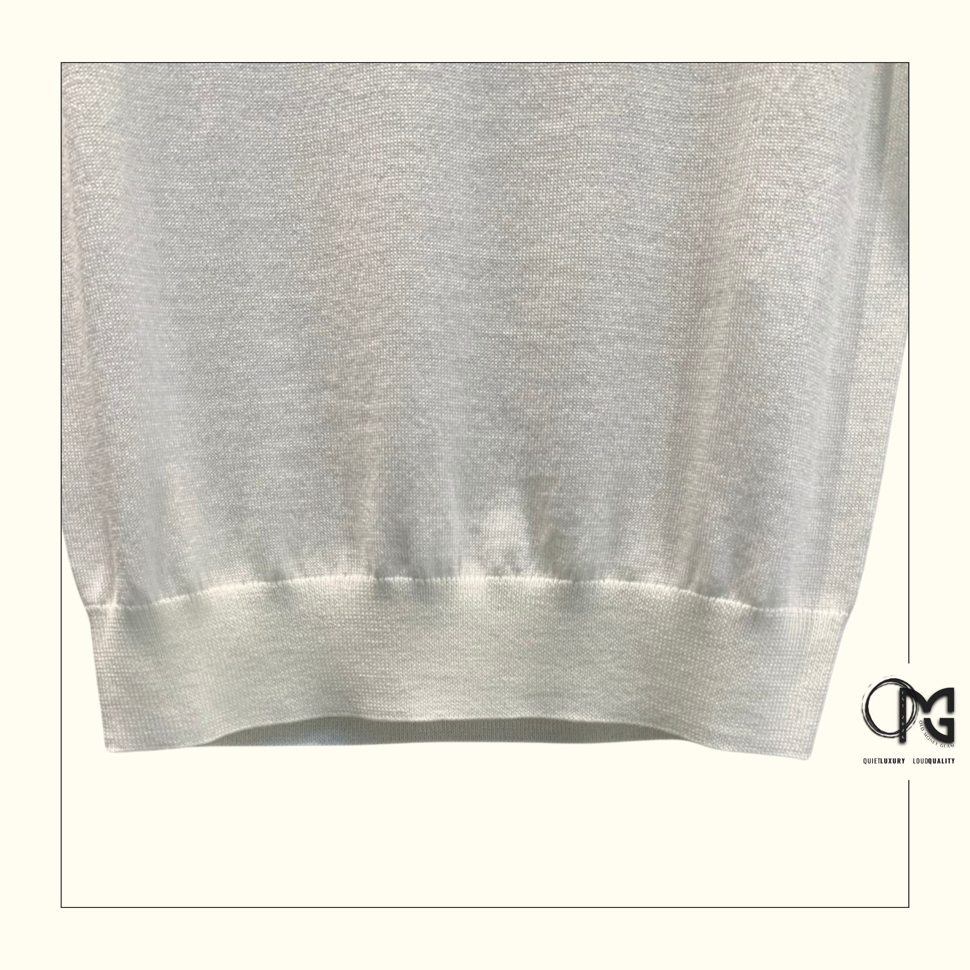 SILK KNIT SHORT SLEEVE TOP