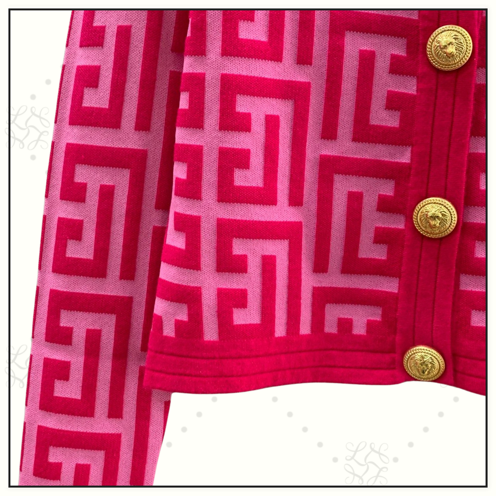 MONOGRAM KNIT CARDIGAN