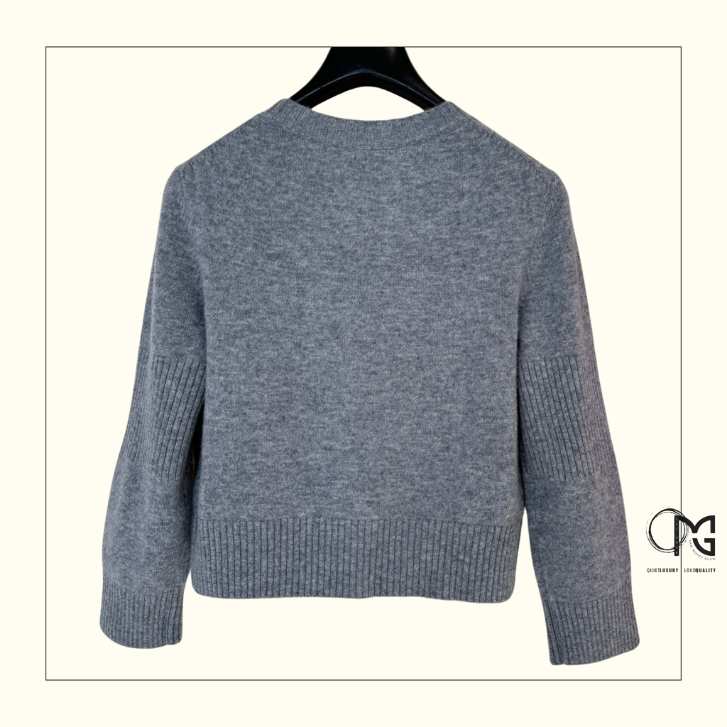 CROPPED CASHMERE CARDIGAN
