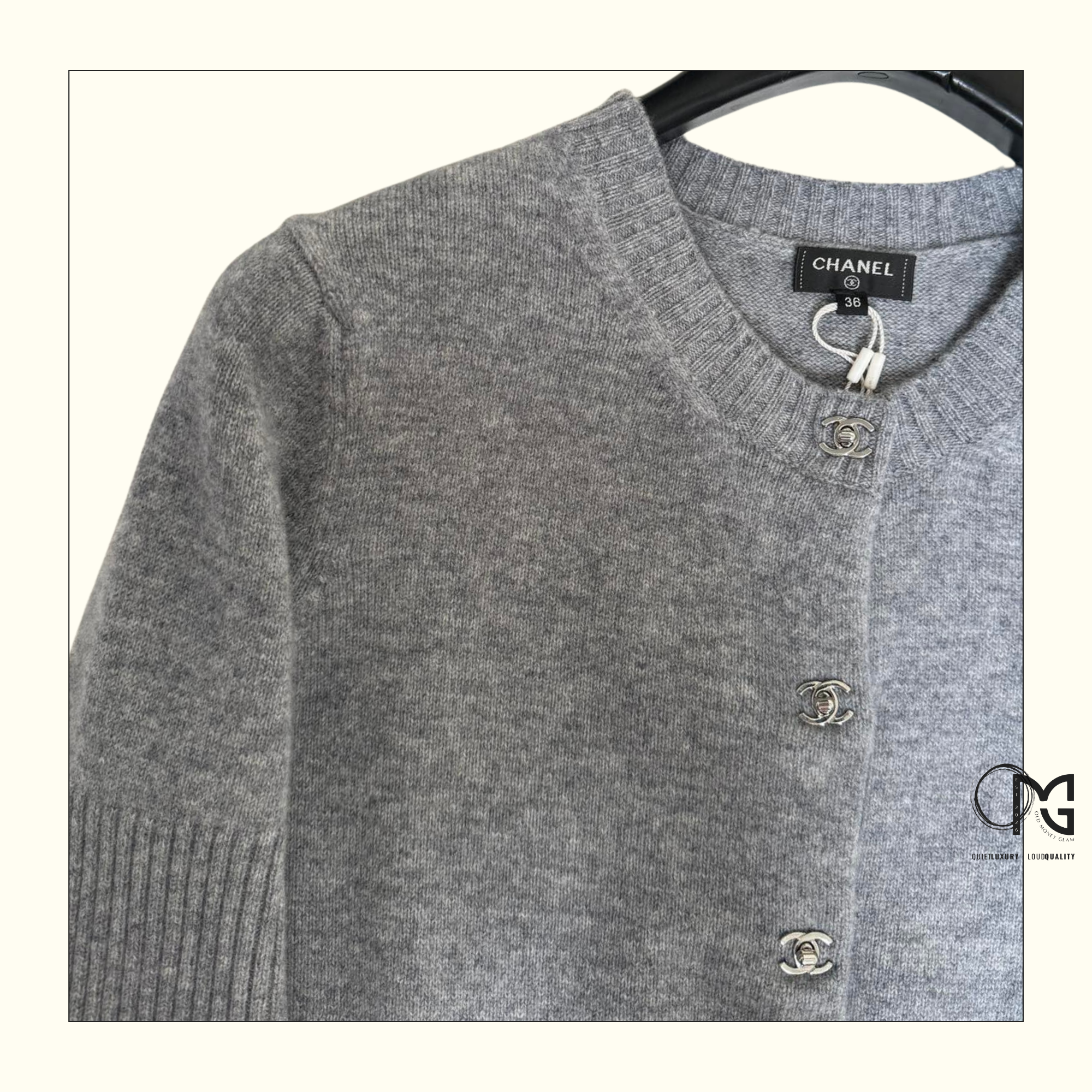 CROPPED CASHMERE CARDIGAN