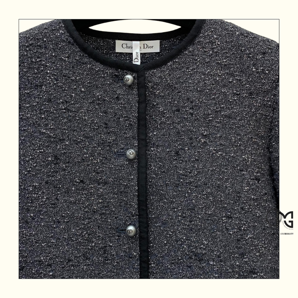 WOOL BLEND CROPPED JACKET