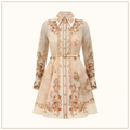 MEMENTO BUTTONED MINI DRESS