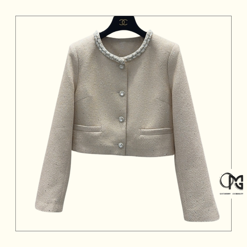 TWEED JACKET & PENCIL SKIRT