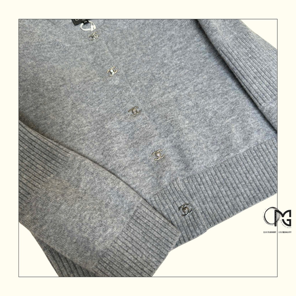 CROPPED CASHMERE CARDIGAN