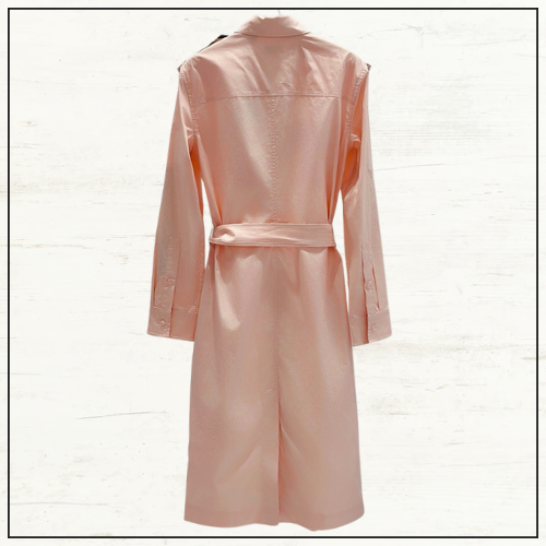 COTTON POPLIN SHIRT DRESS