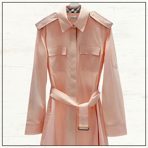 COTTON POPLIN SHIRT DRESS