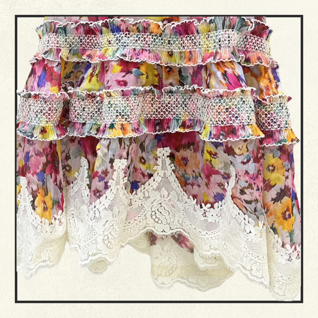 LUNA SHIRRED LANTERN DRESS