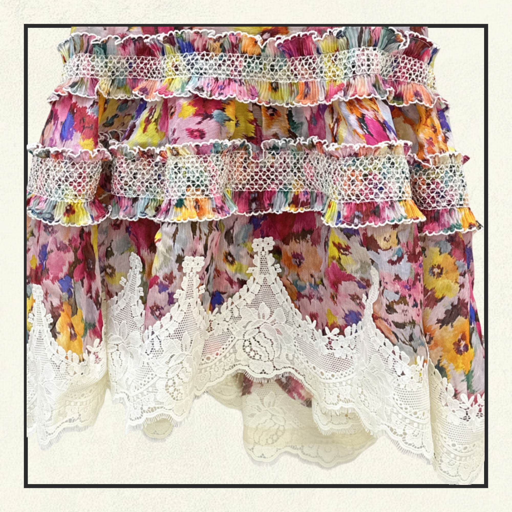 LUNA SHIRRED LANTERN DRESS