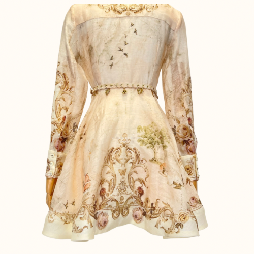 MEMENTO BUTTONED MINI DRESS