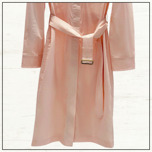 COTTON POPLIN SHIRT DRESS