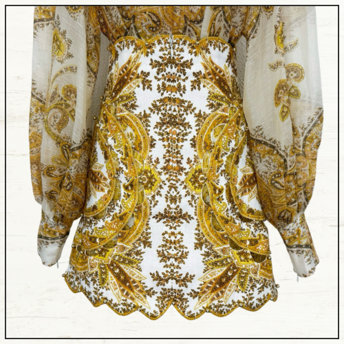 ZIPPY BILLOW SHIRT & MINI SKIRT