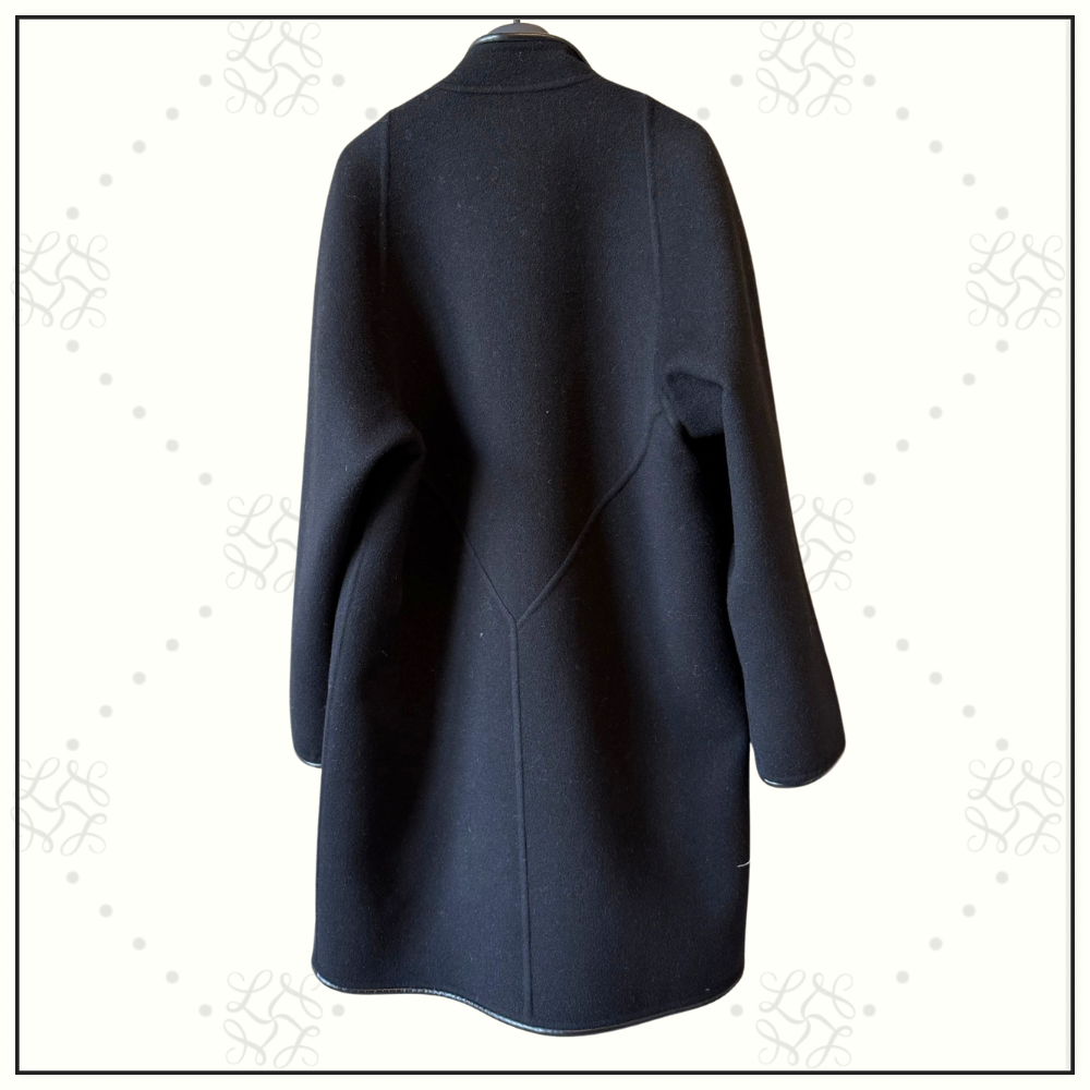 DOUBLE FACE LONG CLIP FRONT COAT
