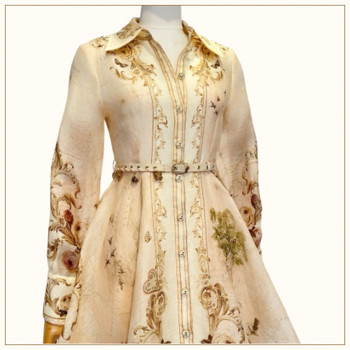 MEMENTO BUTTONED MINI DRESS