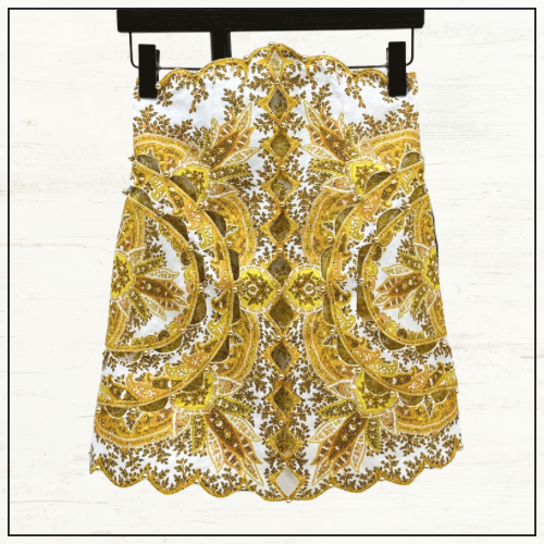 ZIPPY BILLOW SHIRT & MINI SKIRT