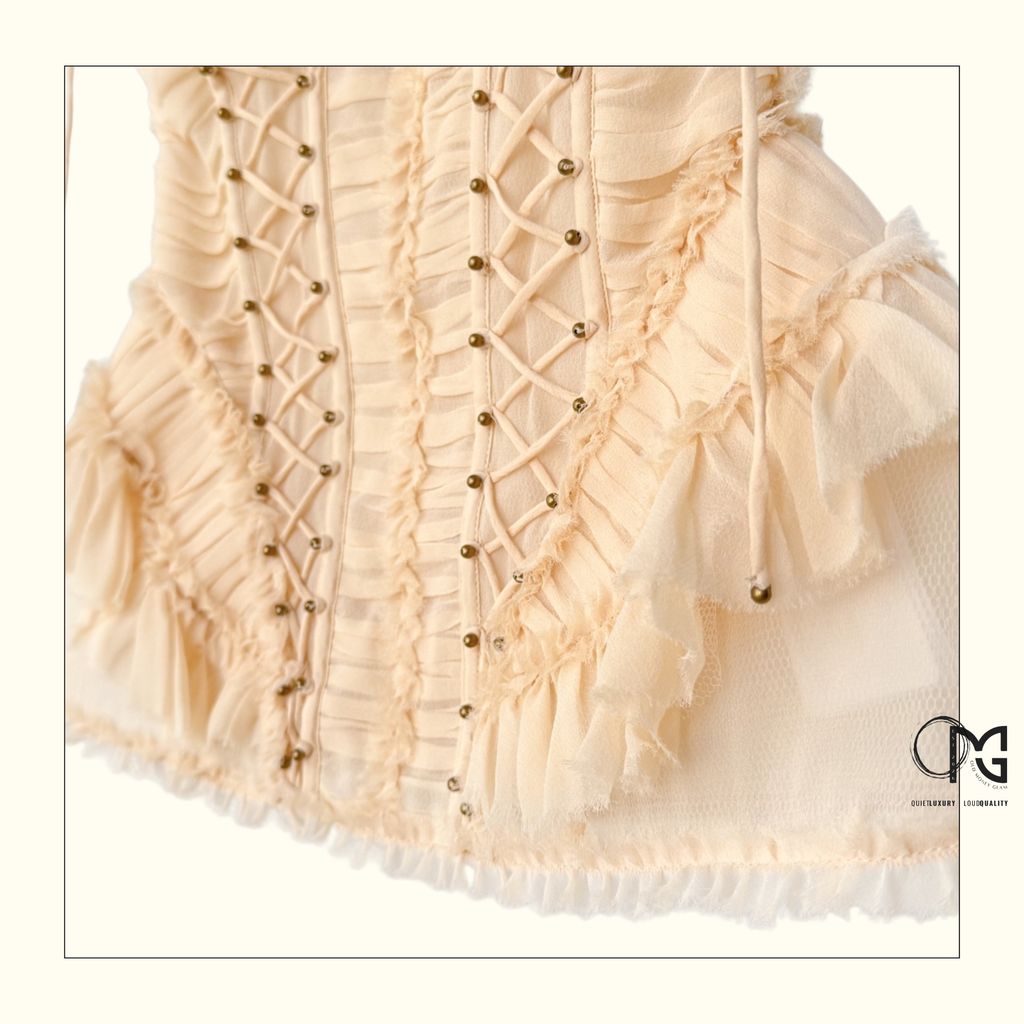REBELLION FRAYED CORSET