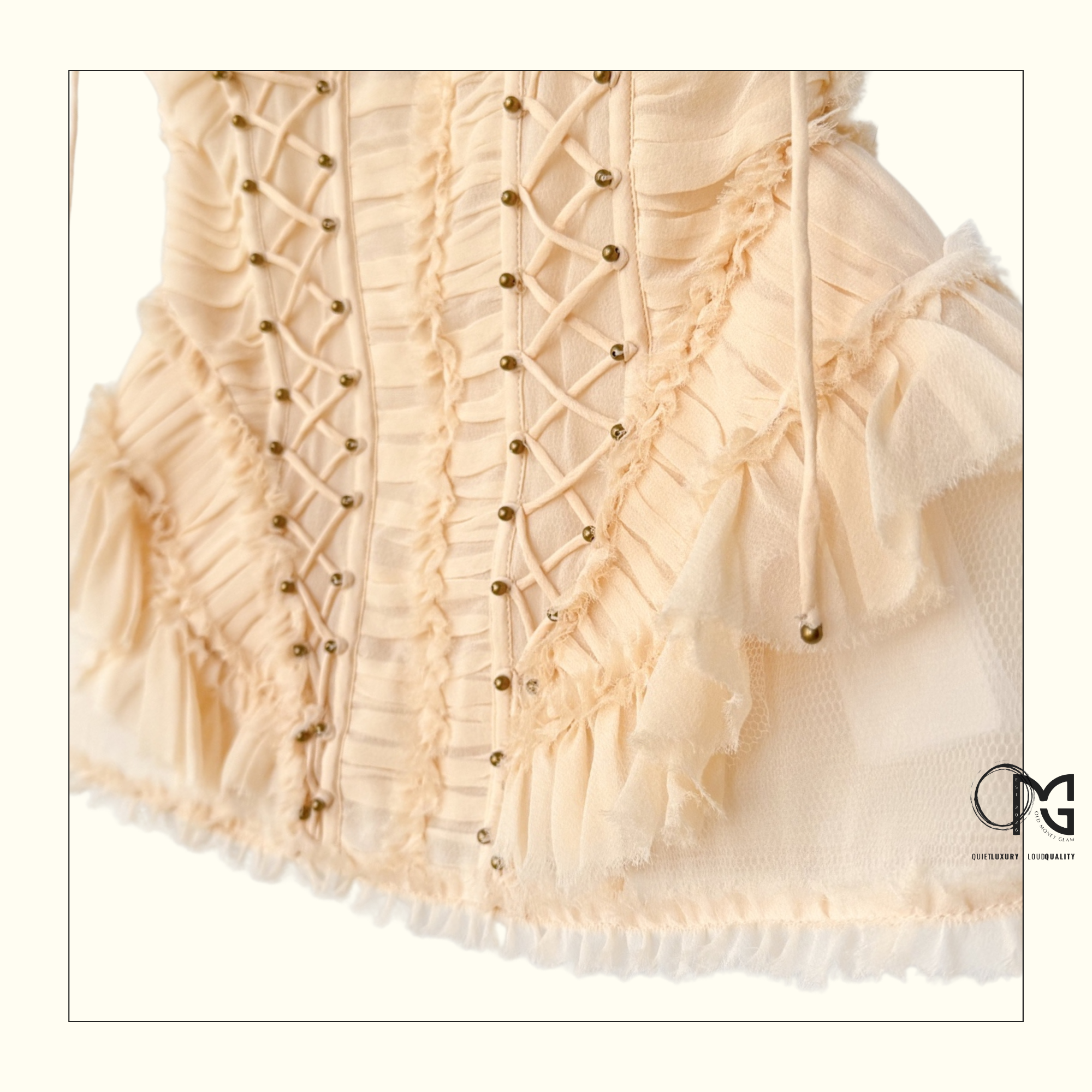 REBELLION FRAYED CORSET