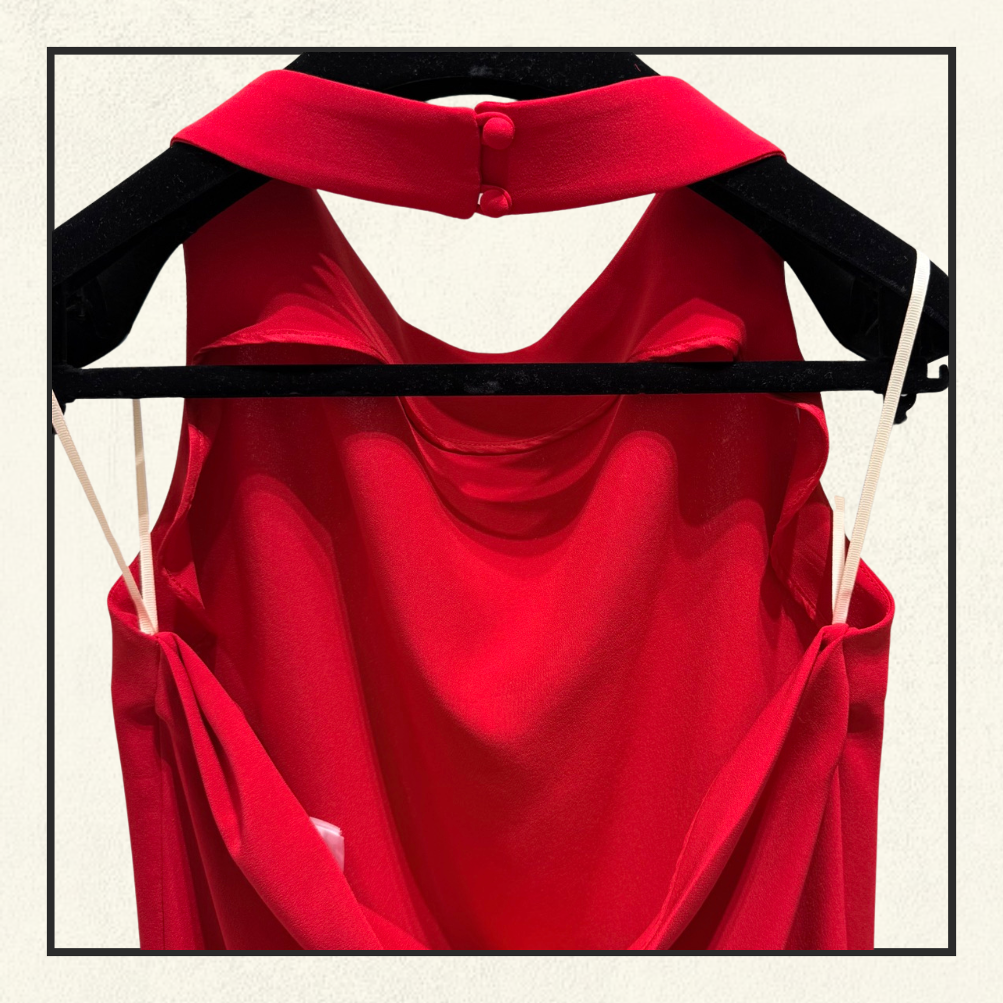 SILK HALTER MINI DRESS