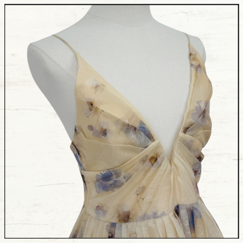 HYPNOTIC V NECK MIDI DRESS