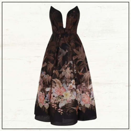 ILLUMINATE DRAPED MIDI DRESS