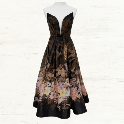 ILLUMINATE DRAPED MIDI DRESS