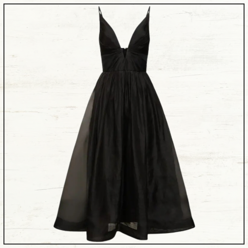 HYPNOTIC V NECK MIDI DRESS